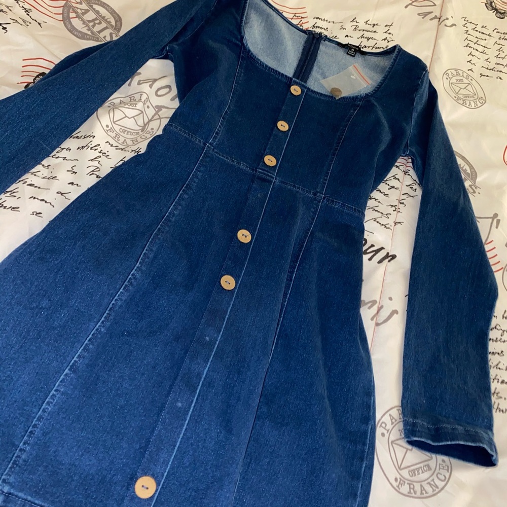 denim dress